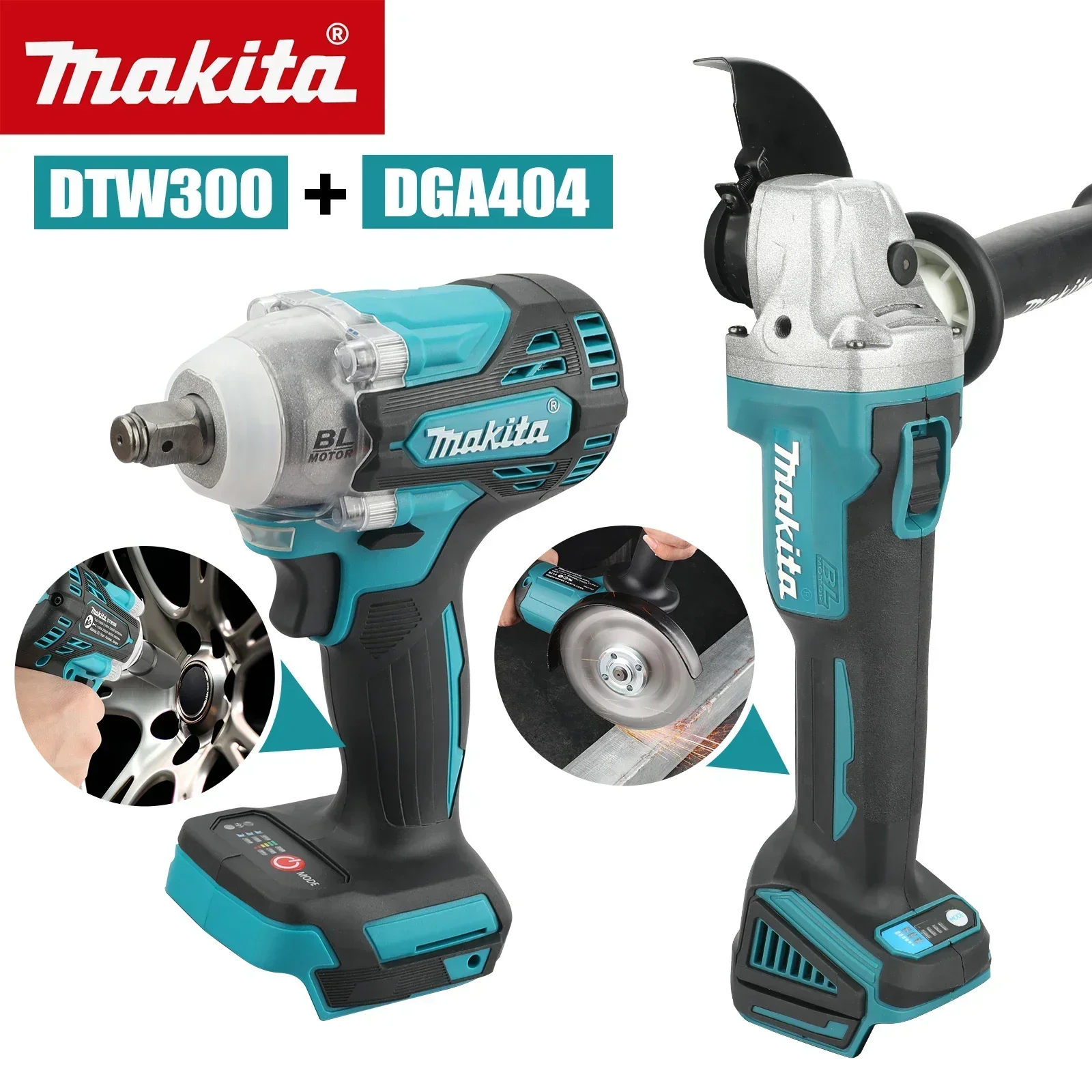 Makita Drill Dtw300 - مجموعة ماكيتا DTW300 أو DGA404: مفتاح