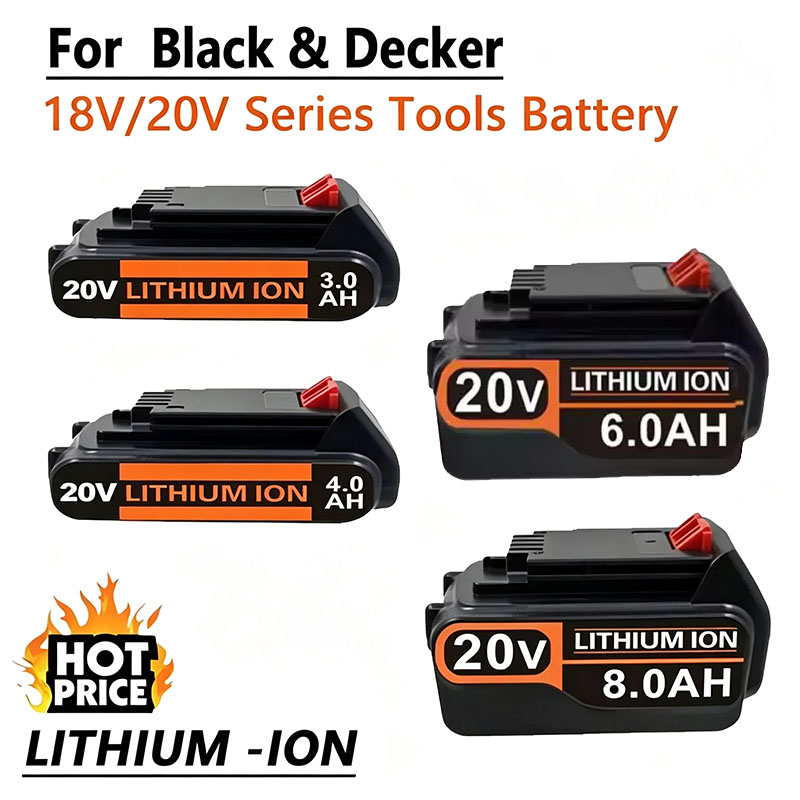 Black+Decker Tool Cordless - بطارية أدوات كهربائية لاسلكية 20 فولت