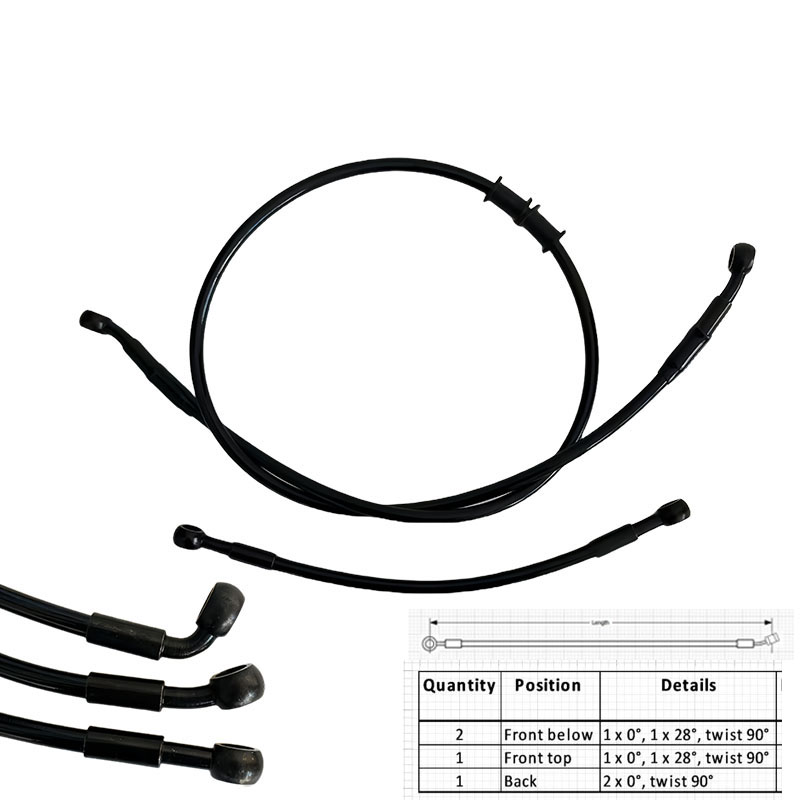 Ptfe Tape Thread - AN3 Moto الهيدروليكية الفولاذ المقاوم للصدأ