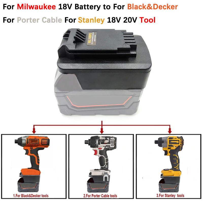 Black+Decker Tool 20V Max - محول لميلووكي M 18 18 18V