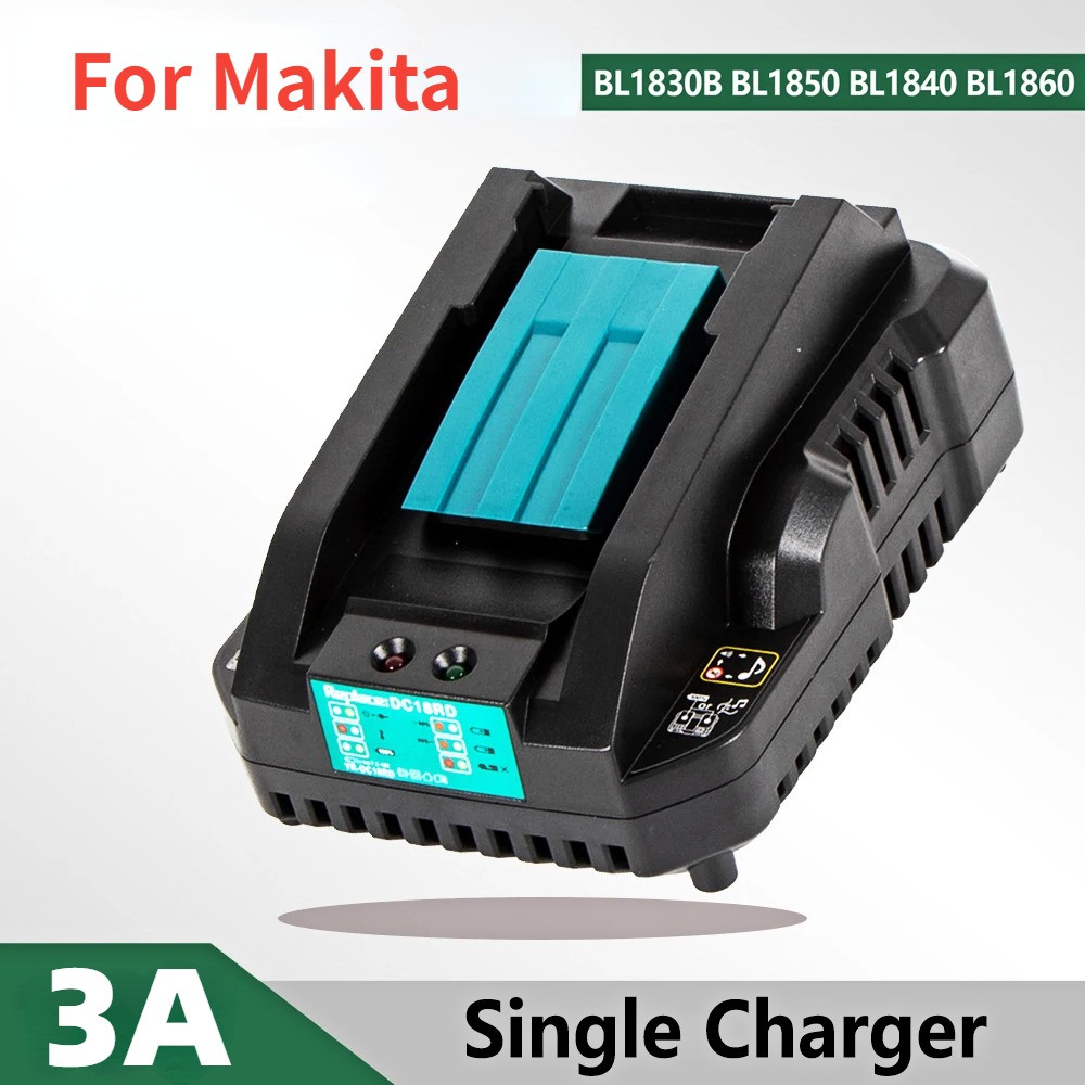 Makita Drill Hp1640 - DC18RC بطارية ليثيوم أيون 3A شاحن