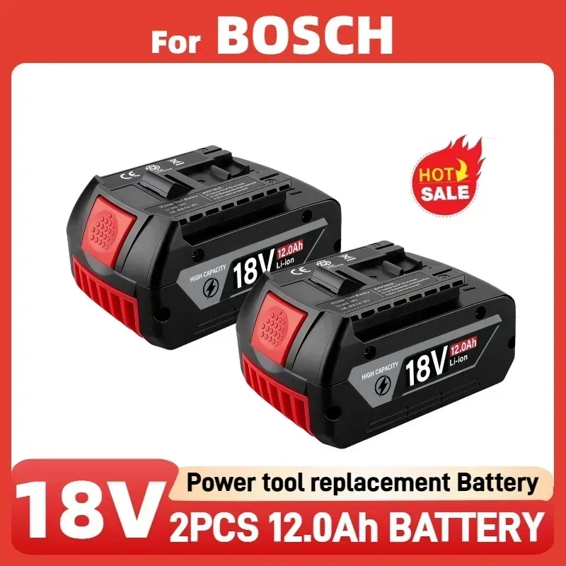 Bosch Drill Gsb 18V - بطارية أصلية 18 فولت 8.0/10.0/12.0 أمبير