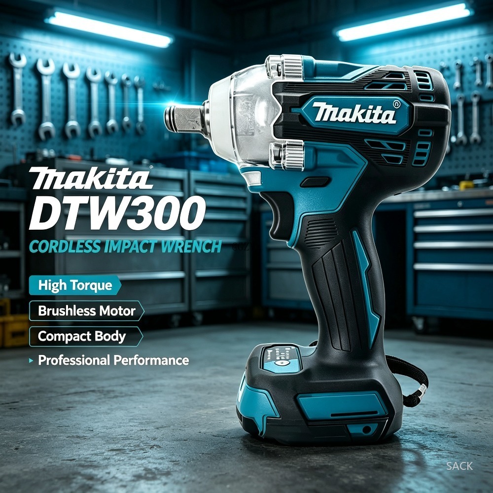 Makita Drill Dtw300 - مفتاح ربط كهربائي لاسلكي ماكيتا DTW300