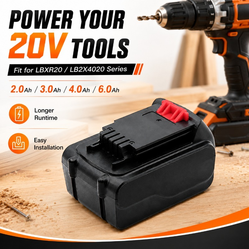بطارية ليثيوم أيون بديلة 20 فو - مراجعة Black+Decker Tool 20V Max وسعره