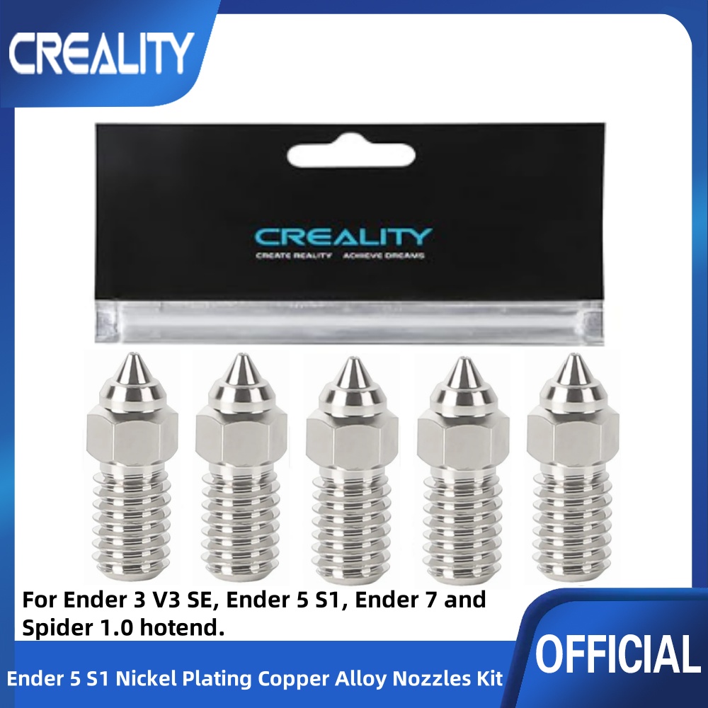 مجموعة فوهات سبائك النحاس المط - مراجعة Creality Printer Ender 3 V3 وسعره