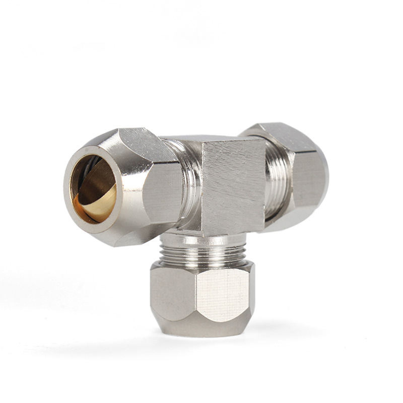 1 قطعة تركيبات تعمل بالهواء ال - مراجعة Compression Fitting Brass وسعره