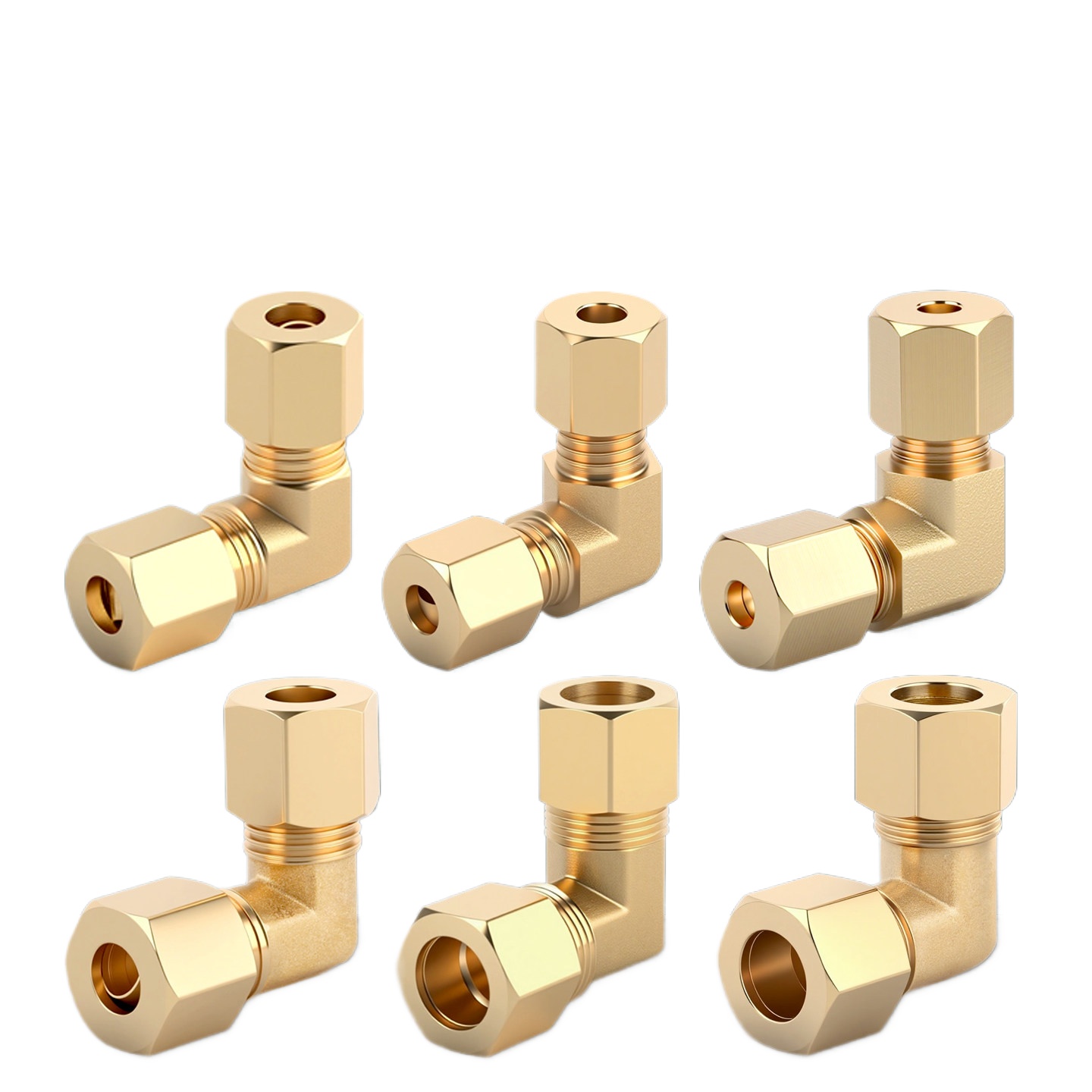 وصلة أنبوب نحاسية بزاوية 90 در - مراجعة Compression Fitting Brass وسعره