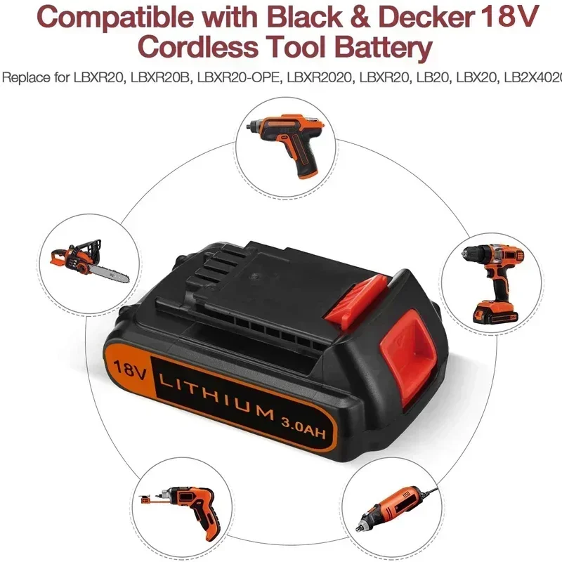 18 فولت 3.0Ah BL2018 بديل لبطا - مراجعة Black+Decker Tool Cordless وسعره