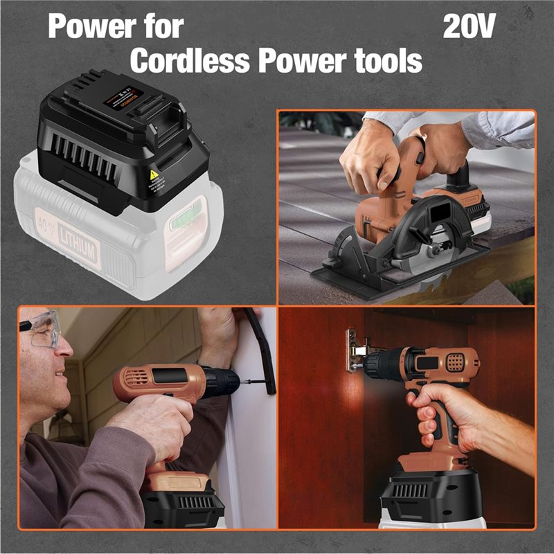 【RECOMENDAR】محول بطارية 40 فول - مراجعة Black+Decker Tool Cordless وسعره