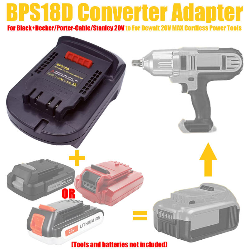 محول HAKSINKY BPS18D لتحويل بط - مراجعة Black+Decker Tool 20V Max وسعره