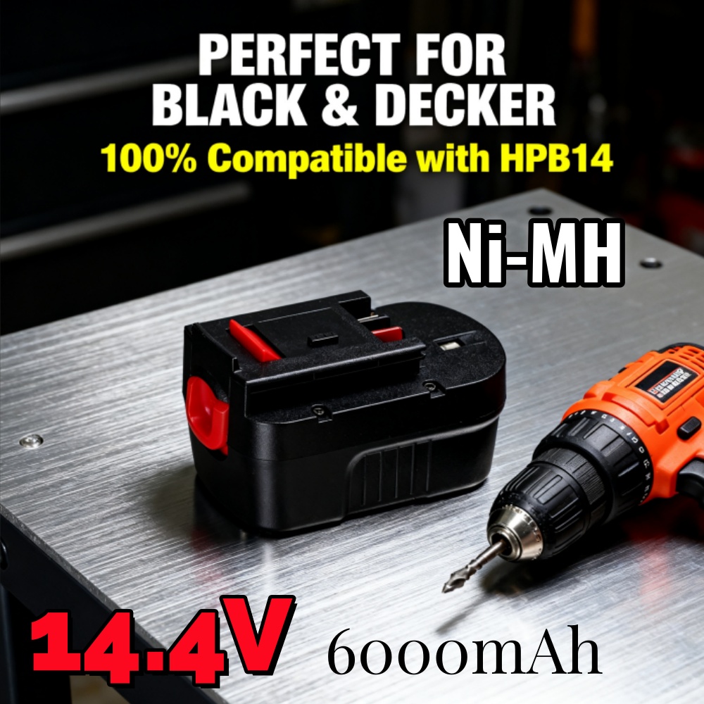 بطارية Ni-MH محسنة بقوة 14.4 ف - مراجعة Black+Decker Tool Cordless وسعره