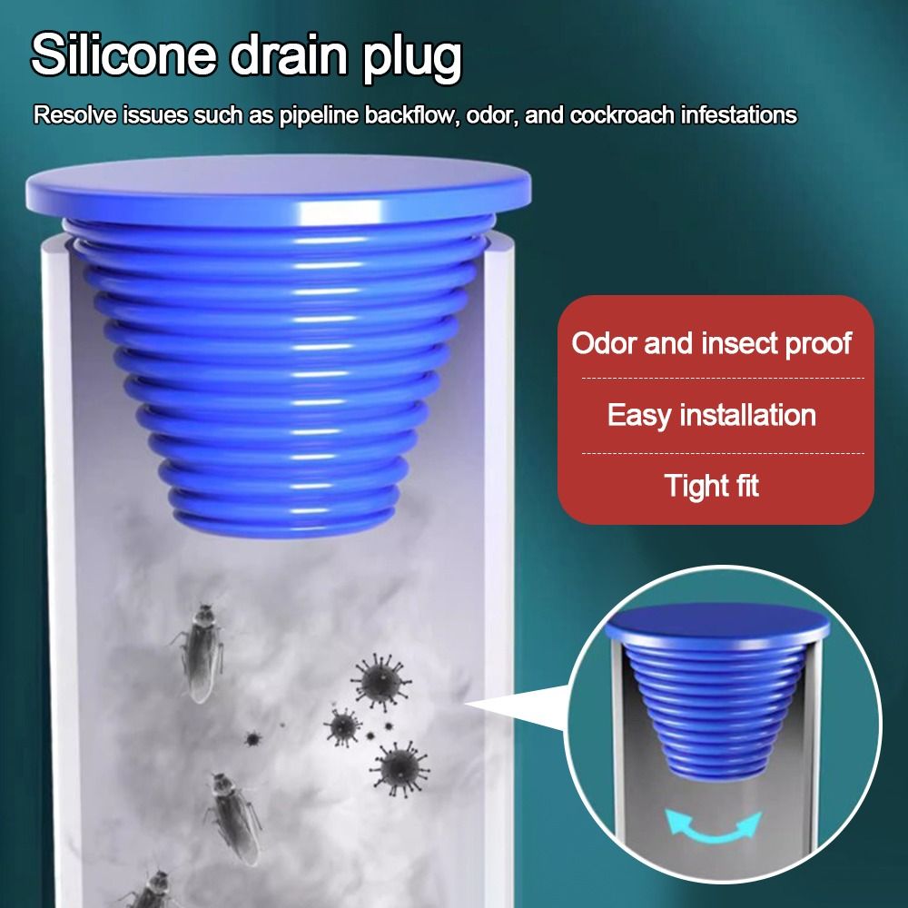 حلقة سيليكون لسد أنابيب الصرف  - مراجعة Drain Pipe Clip وسعره