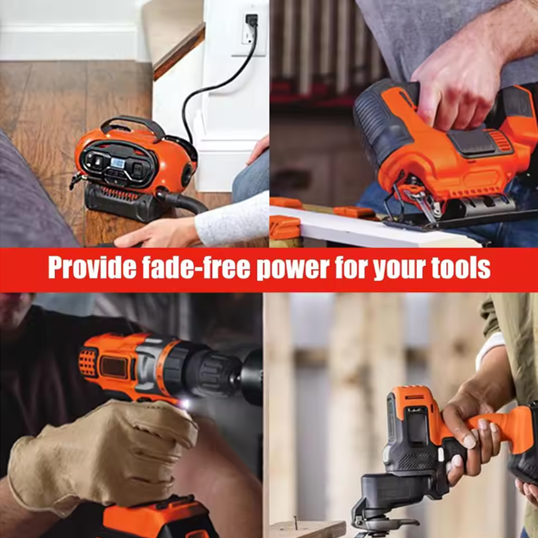 بطارية ليثيوم 20 فولت من بلاك  - مراجعة Black+Decker Tool Cordless وسعره